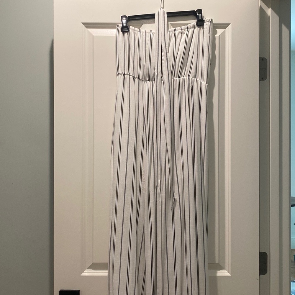 NWT Aqua strapless jumpsuit